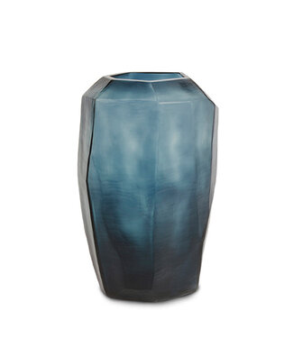 Guaxs GUAXS Vase Cubistic Tall | Ocean Blue/Indigo