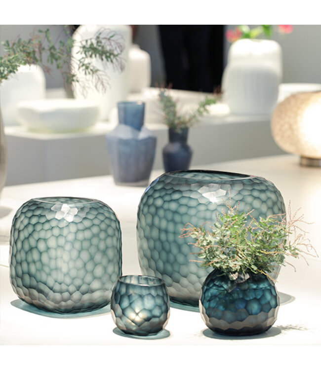 Guaxs Vase Somba L | Ocean Blue/Indigo