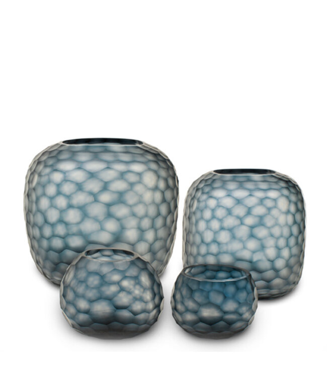 Guaxs Vase Somba M | Bleu océan/indigo
