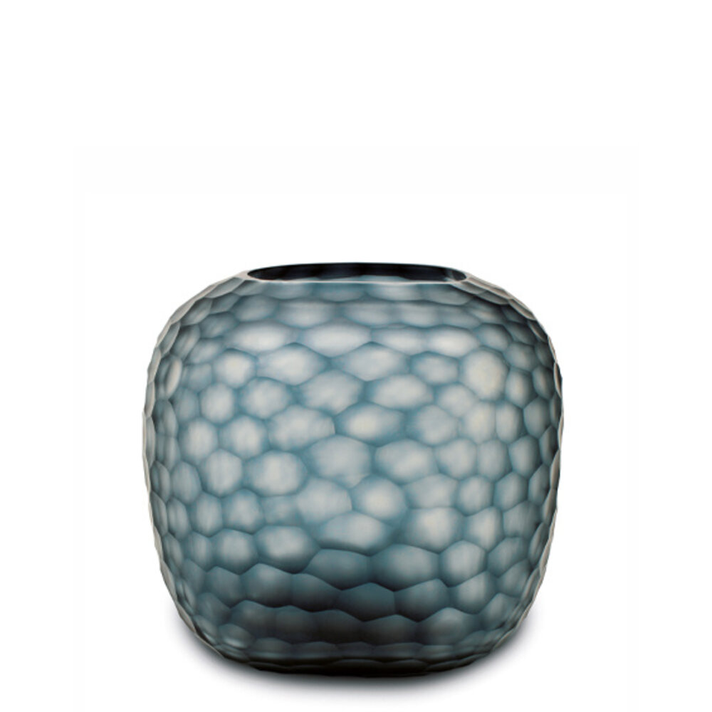 GUAXS Somba vase L Ocean Blue Indigo | Ø 30/26 x H 26 cm - NU PUUR