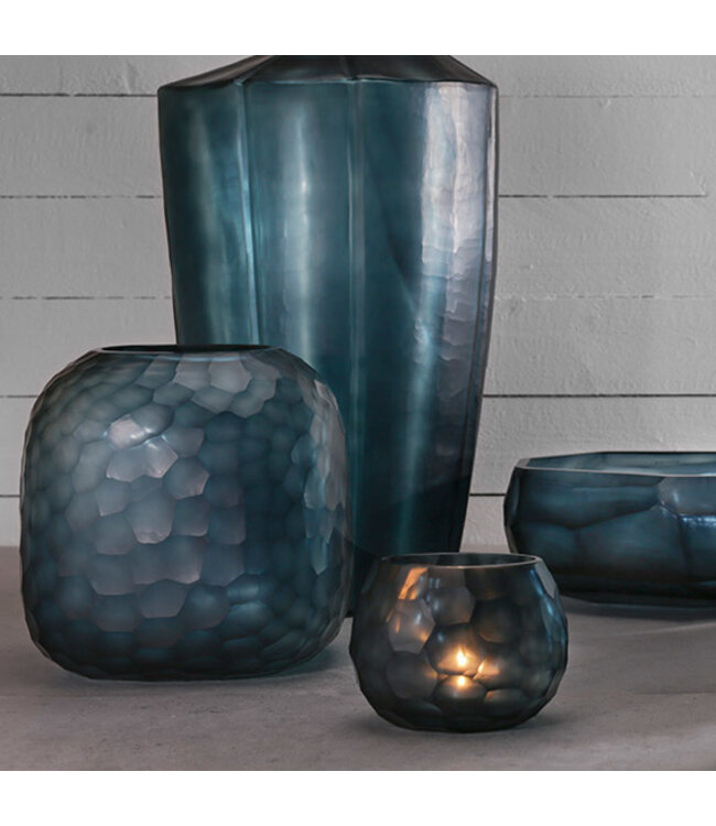Guaxs Vase Somba M | Bleu océan/indigo