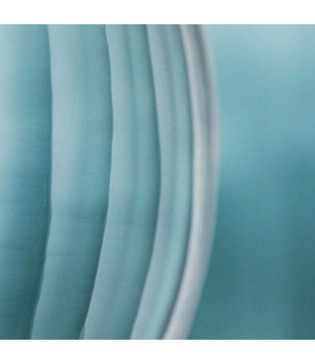 Guaxs Vase Gobi rund | Ozeanblau/Indigo