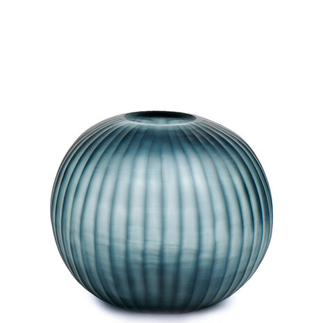 Guaxs Vase Gobi Rund | Havblått / Indigo Guaxs Vase Gobi Rund | Havblått / Indigo