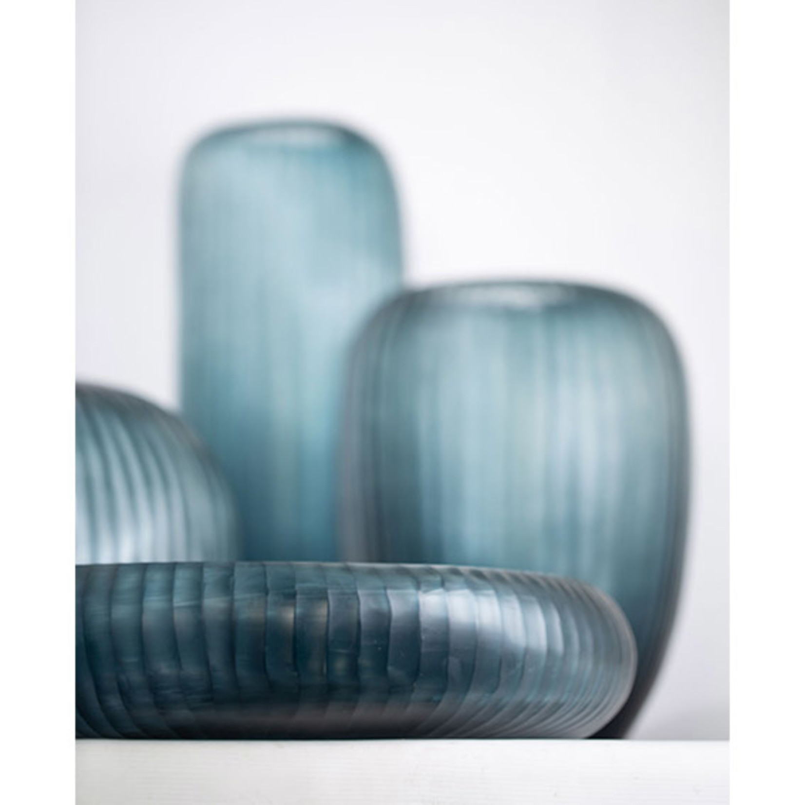 Guaxs Vase Gobi Grand | Bleu océan / Indigo