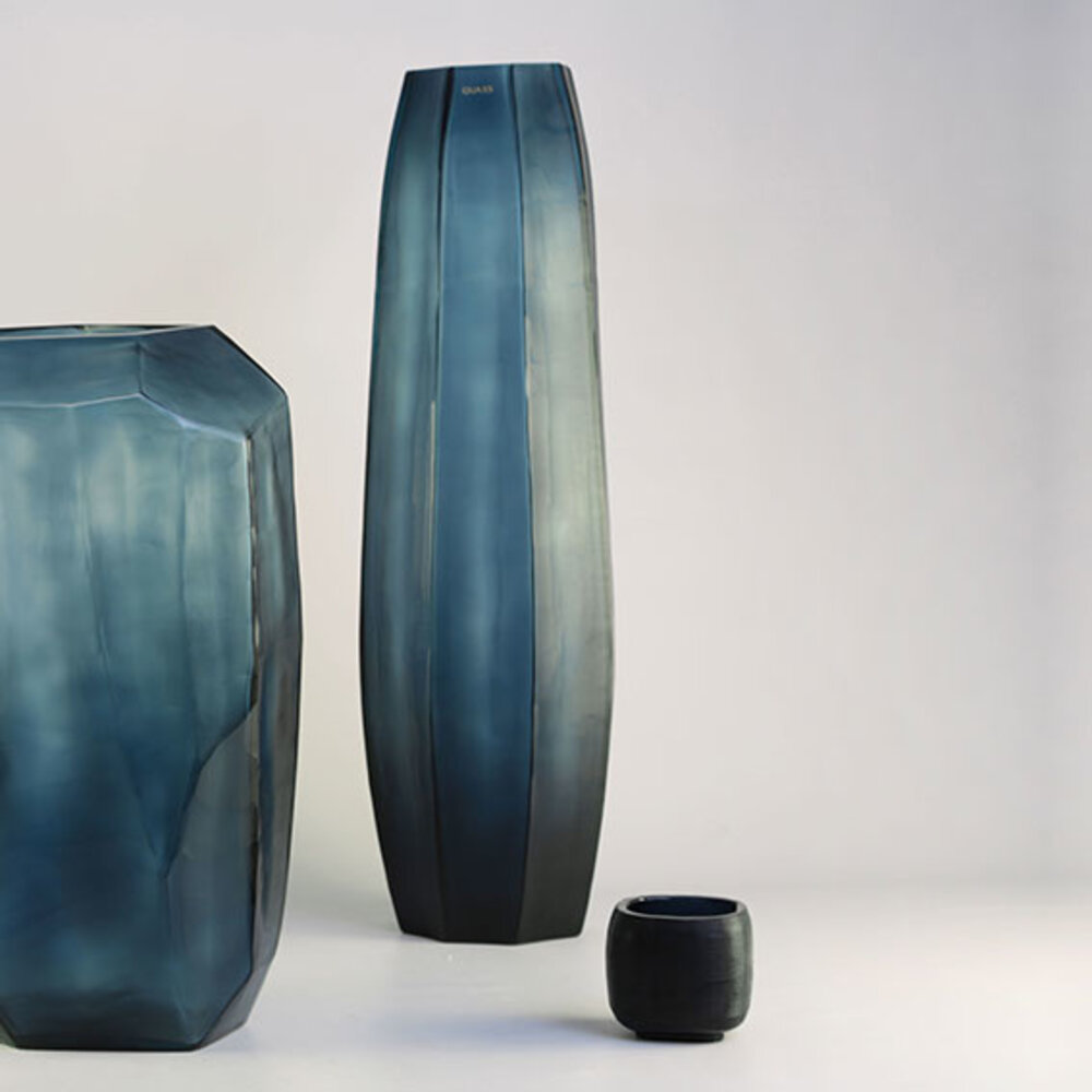 Guaxs Vase Koonam Tall | Ocean Blue / Indigo Guaxs Vase Koonam Tall | Ocean Blue / Indigo