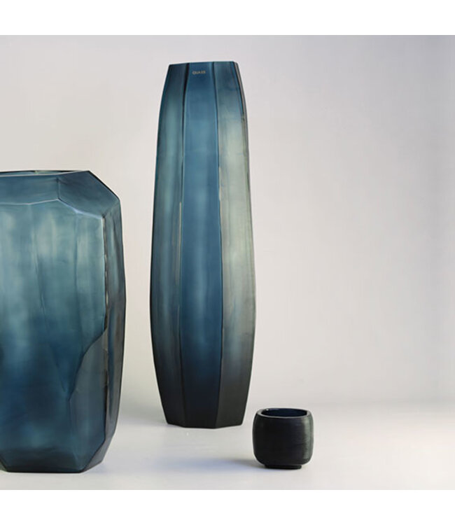 Guaxs Vase Koonam Tall | Ocean Blue/Indigo
