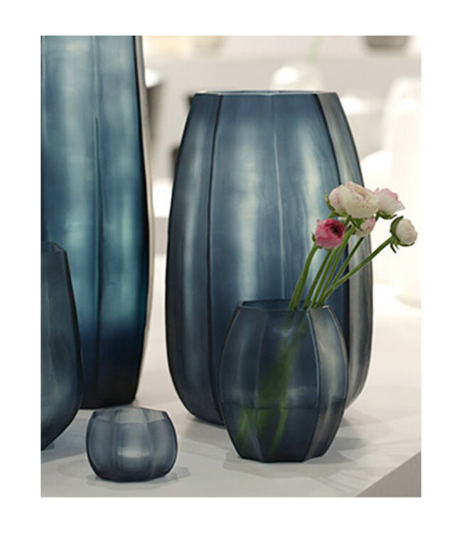 Guaxs Vase Koonam S | Havblå/Indigo