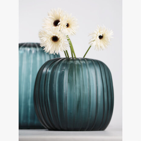 Guaxs Vase Manakara Rund | Havblått / Indigo Guaxs Vase Manakara Rund | Havblått / Indigo