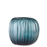 Guaxs GUAXS Vase Manakara rund | Ozeanblau/Indigo