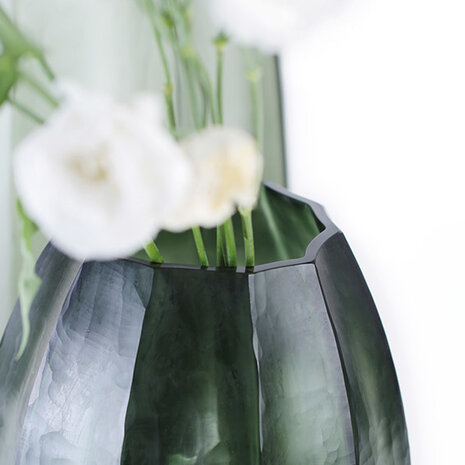 Guaxs Florero Koonam M | Gris Acero Claro / Negro Gris Acero Guaxs Florero Koonam M | Gris Acero Claro / Negro Gris Acero