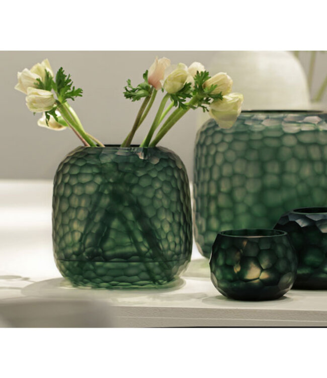 Guaxs Vase Somba M | Hellstahlgrau / Schwarzstahlgrau