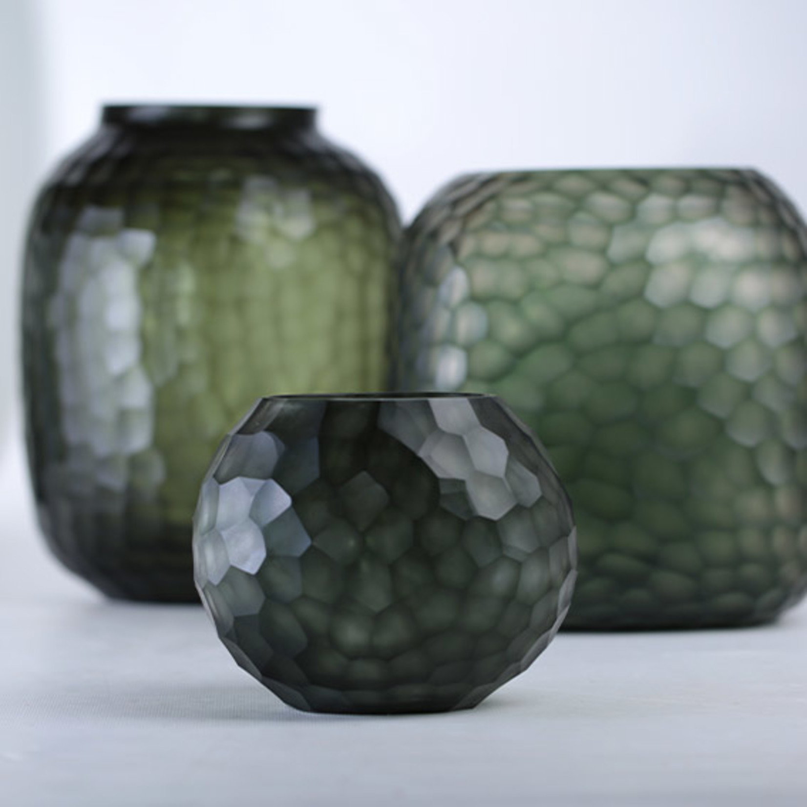 Guaxs Vase Somba S | Gris acier clair / Gris acier noir