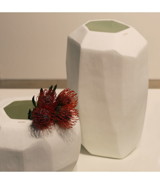 Guaxs Cubistic Round Vase | Opal