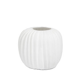 Guaxs GUAXS Vase Manakara rund | Opal