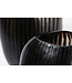Guaxs Vase Patara haut | Gris fumé / Noir