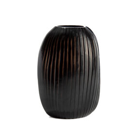 Guaxs Vase Patara haut de GUAXS | Gris fumé / Noir