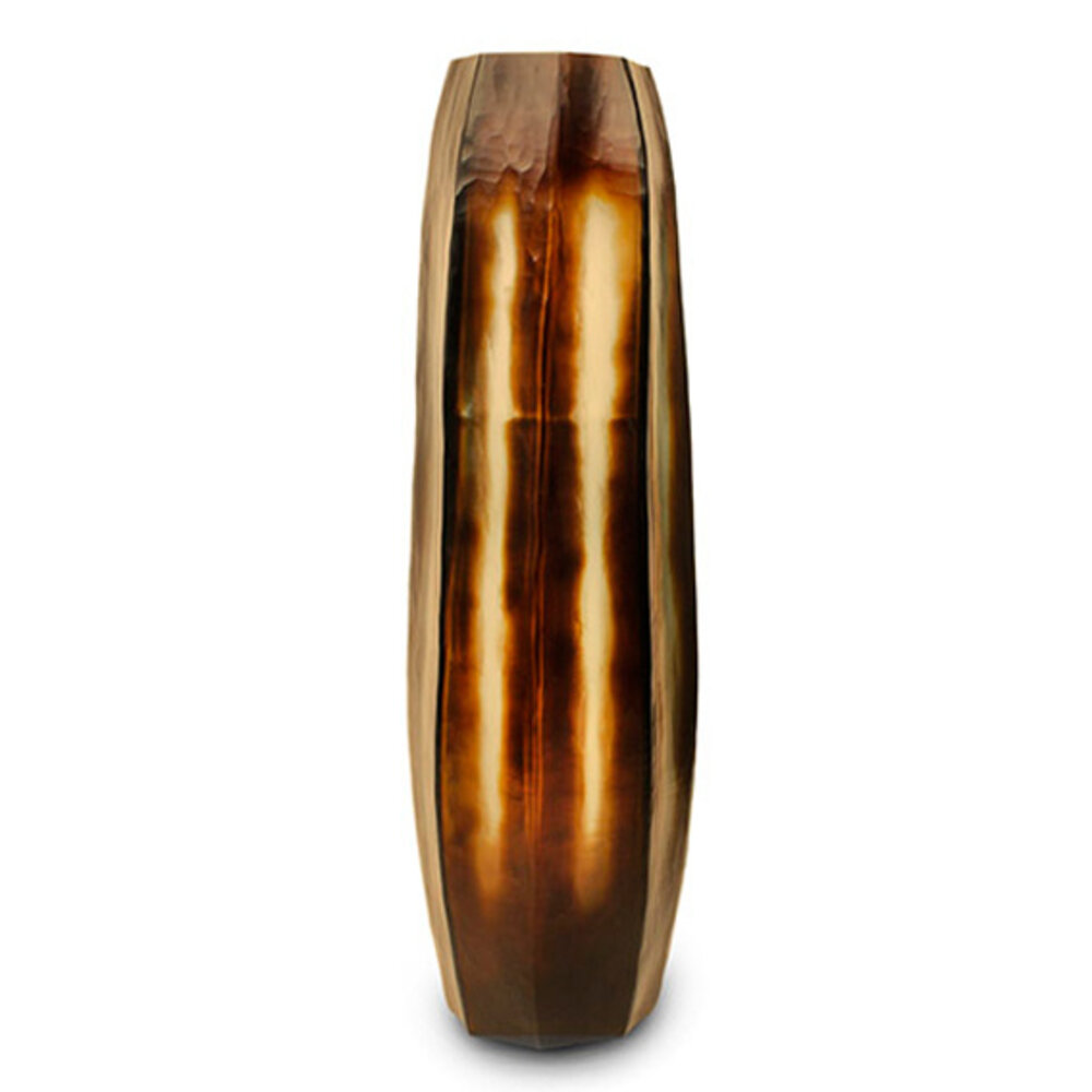 Guaxs Vase Koonam Tall | Smør/Brun Guaxs Vase Koonam Tall | Smør/Brun