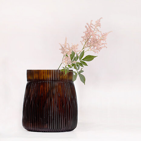 Guaxs Vase Mathura M | Beurre/Brun