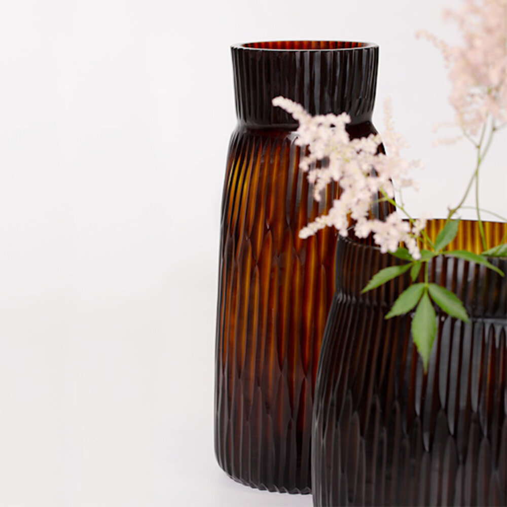 Guaxs Vase Mathura M | Beurre/Brun