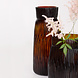 Guaxs Vase Mathura haut | Beurre/Brun