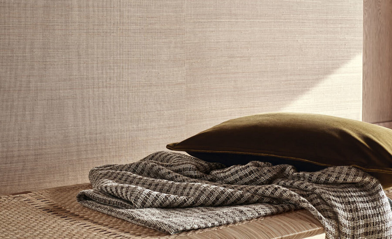Mark Alexander Grasscloth Handwoven Wallcoverings | Abaca Alabaster