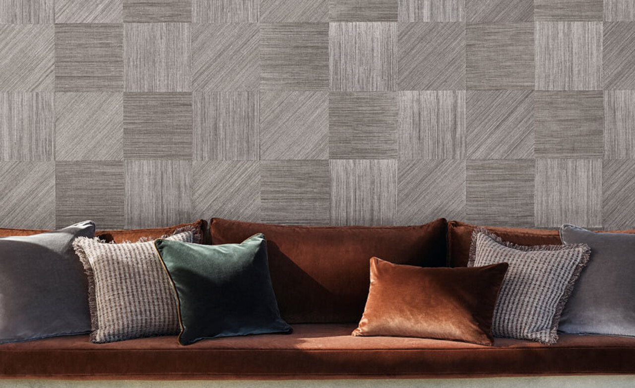 Mark Alexander Collage Håndlagde veggtepper | Square Cut Chestnut