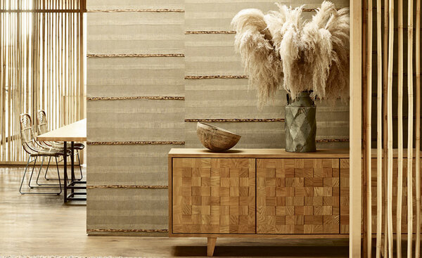 Mark Alexander Collage Handcrafted Wallcoverings | Panorama Almond Mark Alexander Collage Handcrafted Wallcoverings | Panorama Almond