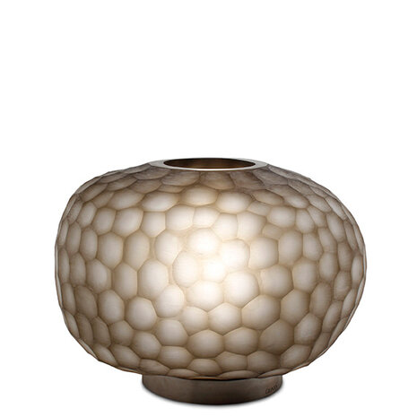 Guaxs Lampe de table Erbse 1 | Transparent / Gris fumé Guaxs Lampe de table Erbse 1 | Transparent / Gris fumé