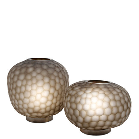 Guaxs Lampada da tavolo Erbse 1 | Trasparente / Grigio fumo Guaxs Lampada da tavolo Erbse 1 | Trasparente / Grigio fumo