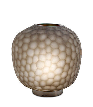 Guaxs Lampe de table GUAXS Erbse 2 | Transparent / Gris fumé