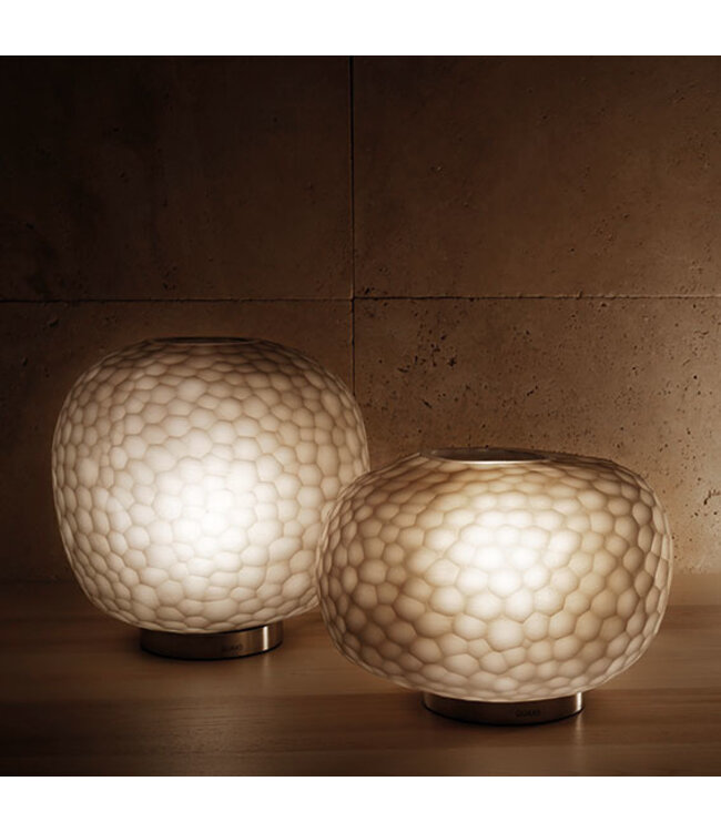 Guaxs Lampe de table Erbse 2 | Transparent / Gris fumé