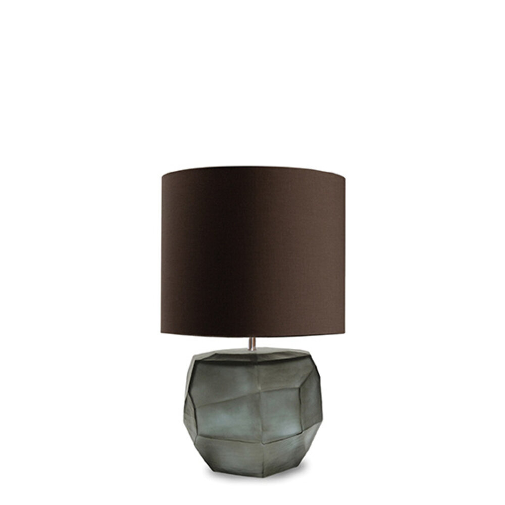 Guaxs Cubistic Round Table Lamp | Indigo / Smokegrey Guaxs Cubistic Round Table Lamp | Indigo / Smokegrey