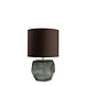 Guaxs Lampe de table Cubistique Ronde | Indigo / Gris fumée Guaxs Lampe de table Cubistique Ronde | Indigo / Gris fumée