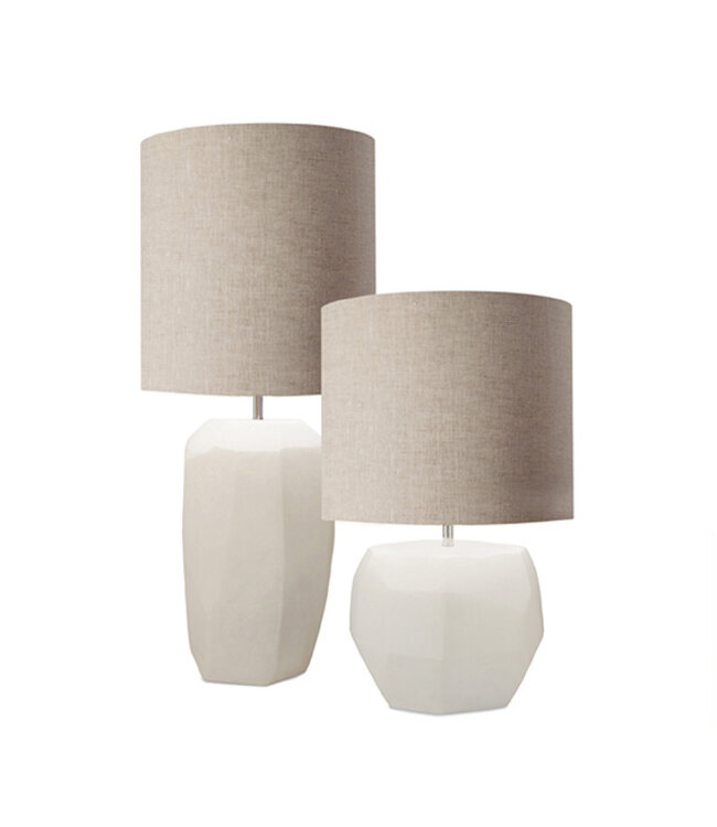 Guaxs Cubistic Tall Table Lamp | Opal