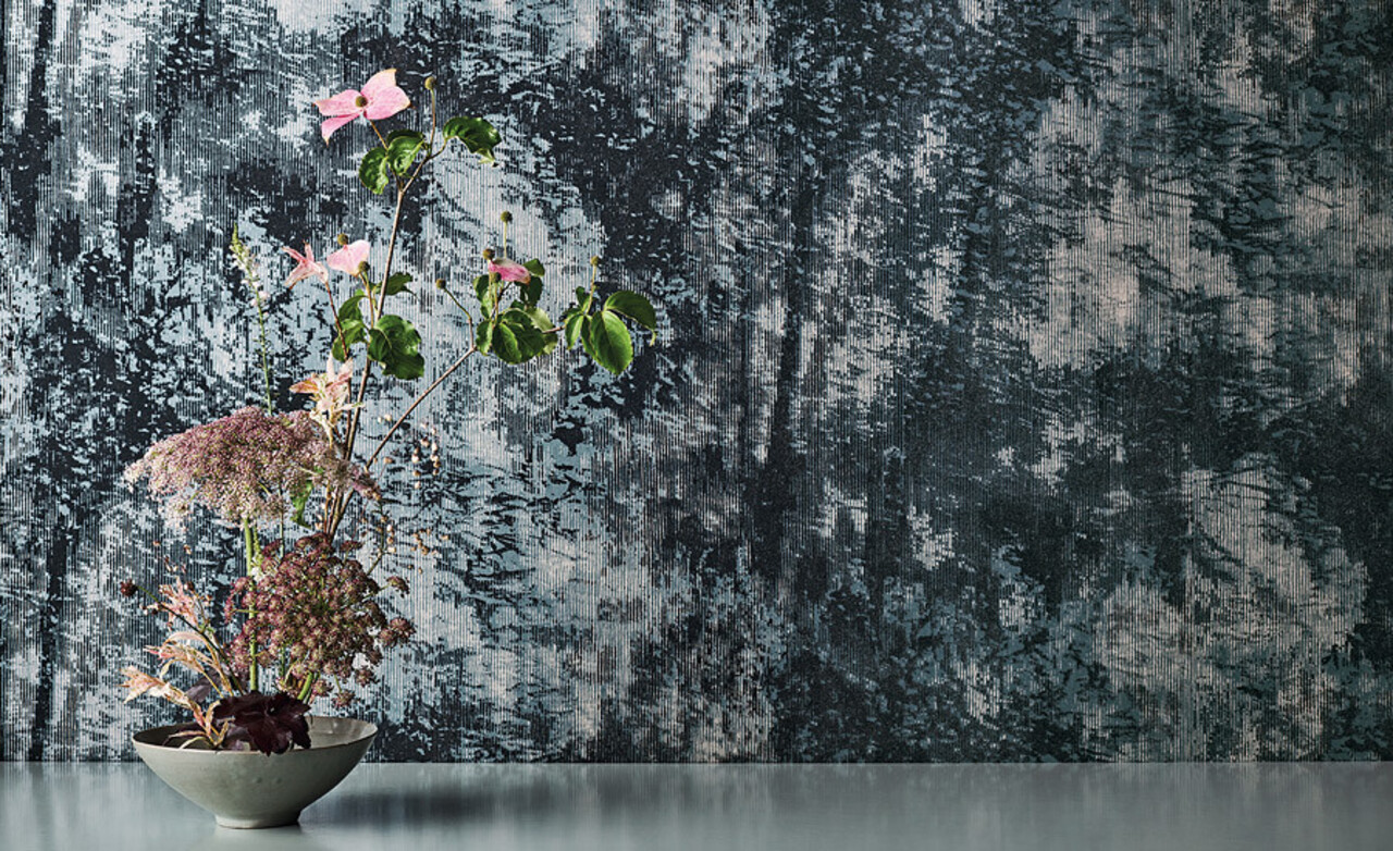 Black Edition Mizumi Wallcoverings | Utsuro Teal Black Edition Mizumi Wallcoverings | Utsuro Teal