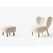 &Tradition Little Petra VB1 + POUF | White Oiled Oak w. Sheepskin Moonlight &Tradition Little Petra VB1 + POUF | White Oiled Oak w. Sheepskin Moonlight