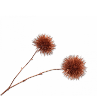 SILK-KA Chardon Branche Cuivre | 70cm