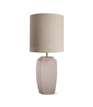 Guaxs Lampe de table haute cubiste GUAXS | Gris fumé