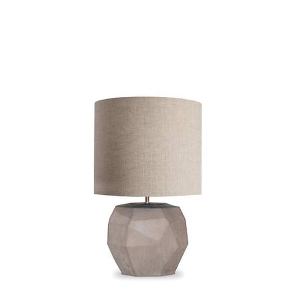 Guaxs Lampada da tavolo Cubistica Rotonda | Grigio fumo