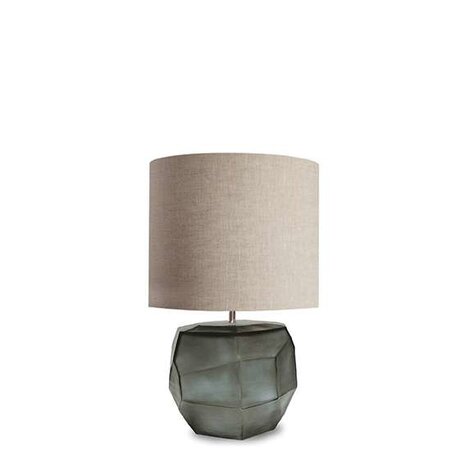 Guaxs Cubistic Round Table Lamp | Indigo / Smokegrey