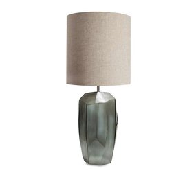 Guaxs Lampada da tavolo alta cubista GUAXS | Indaco / Grigio fumo