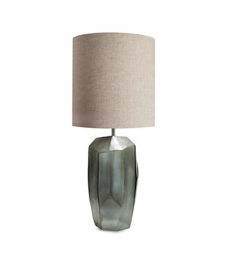 Guaxs GUAXS Kubistisk høy bordlampe | Indigo / Røkgrå