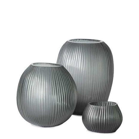 Guaxs Nagaa M Vase | Dunkelgrau