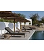 GOMMAIRE Outdoor Meubels | Organic Living Letto Sunny Bed Copenhagen | Teak Grigio Naturale