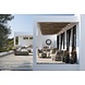GOMMAIRE Outdoor | Organic Living Sofá de dos plazas Lounge Carol | Teca gris natural