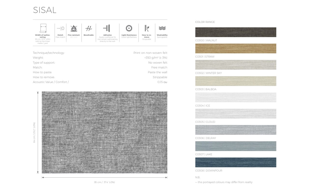 Texam Home Collezione Texam Cocoon | Sisal CO308 Texam Home Collezione Texam Cocoon | Sisal CO308