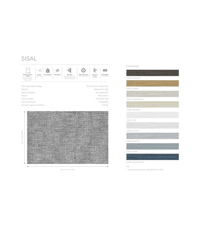 Texam Home Cocon Collection Texam | Sisal CO307