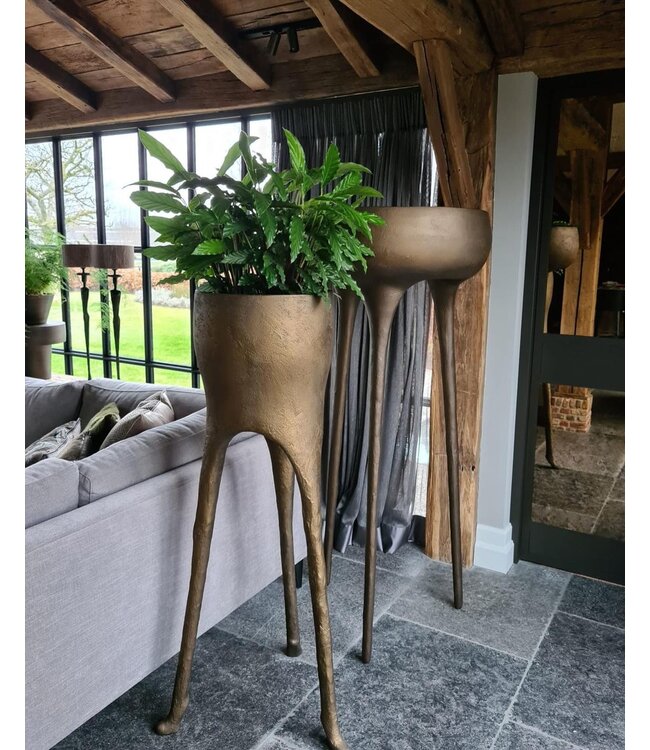 POLDR Design Patas Olla L | Bronce en bruto