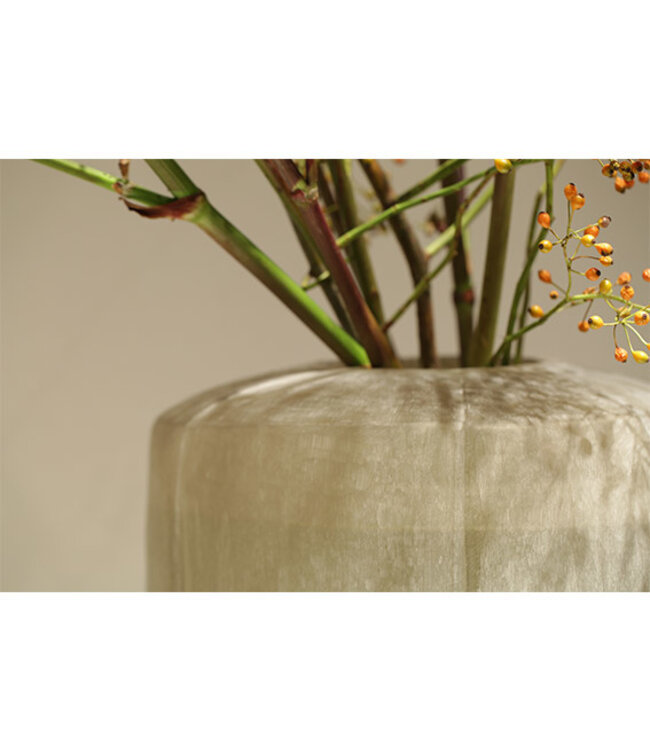 Guaxs Hohe Vase von Tamatav | Rauchgrau