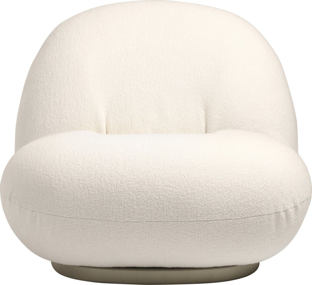 Gubi Poltrona lounge Pacha | Arpa completamente rivestita e base in oro perlato Gubi Poltrona lounge Pacha | Arpa completamente rivestita e base in oro perlato